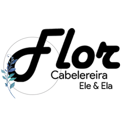 logomarca flor cabeleireira
